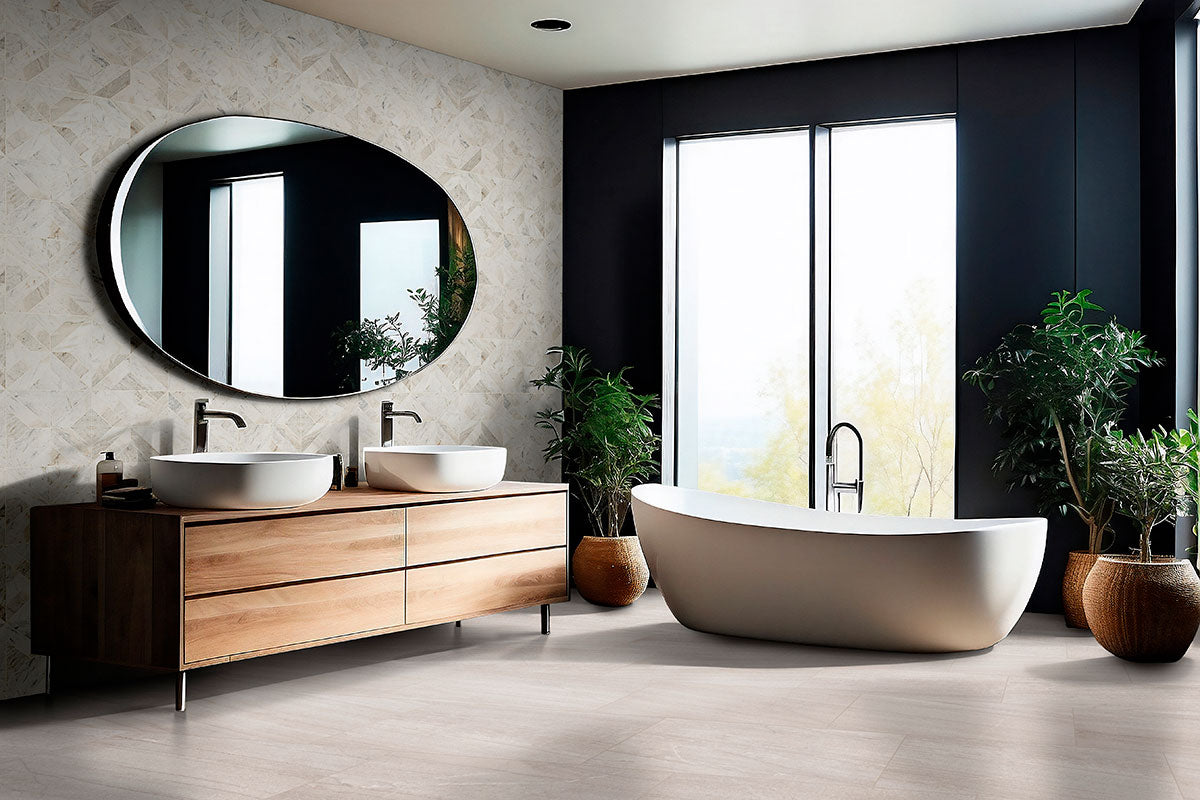 MSI Arabescato Venato Argyle Tile — surface detail in natural tonality