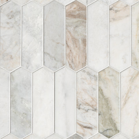MSI Arabescato Venato Picket Tile