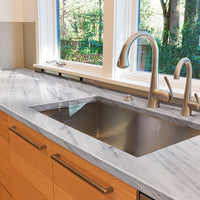 MSI Arabescus White Marble — surface detail in white tonality