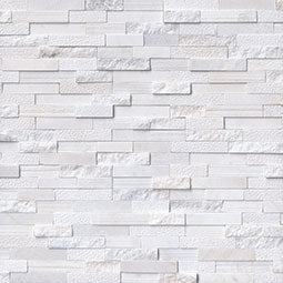 Arctic White Multi Finish Stacked Stone