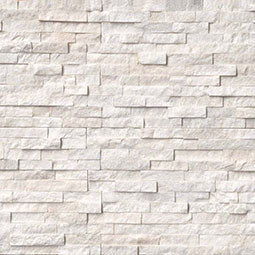 Arctic White Stacked Stone
