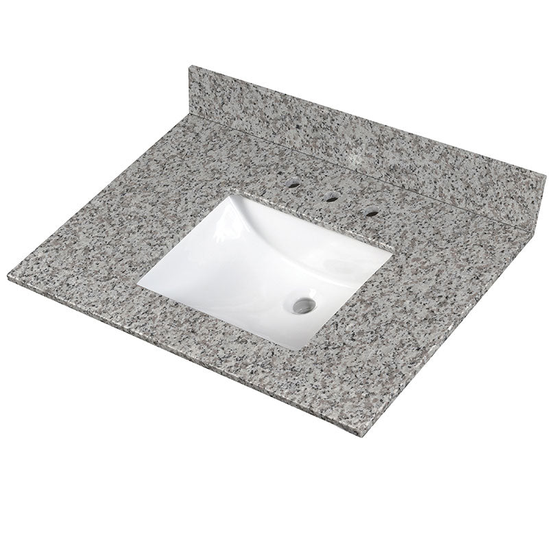 Argento Grigio Vanity Top with Sink