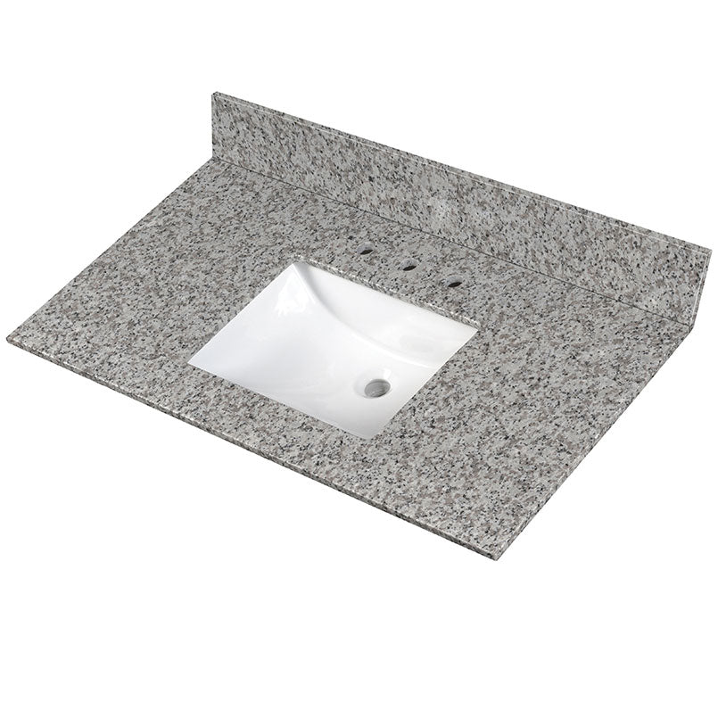 MSI Argento Grigio Vanity Tops — surface detail in natural tonality