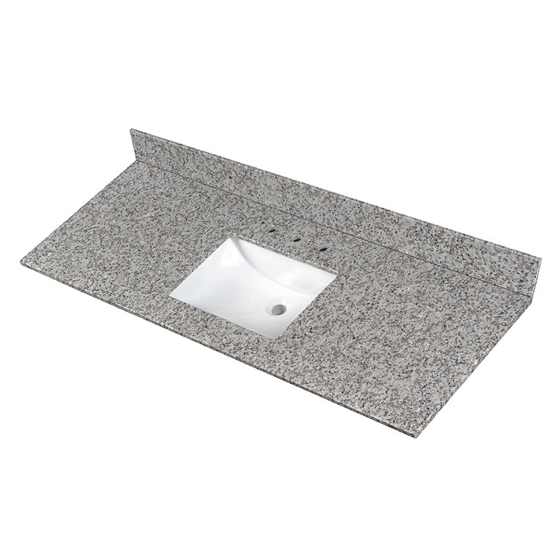 MSI Argento Grigio Vanity Tops — surface detail in natural tonality