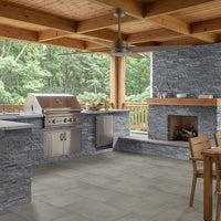 MSI Beton Grey Porcelain Coping — surface detail in grey tonality