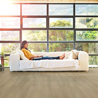 MSI Ashton 2.0 Benton Blonde Luxury Vinyl Plank Flooring — surface detail in blonde tonality