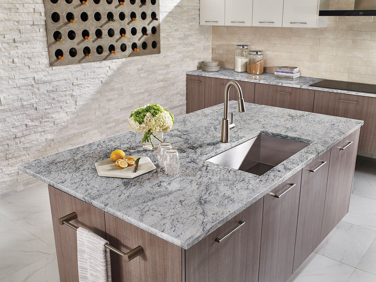 MSI Aspen White granite countertop room scene