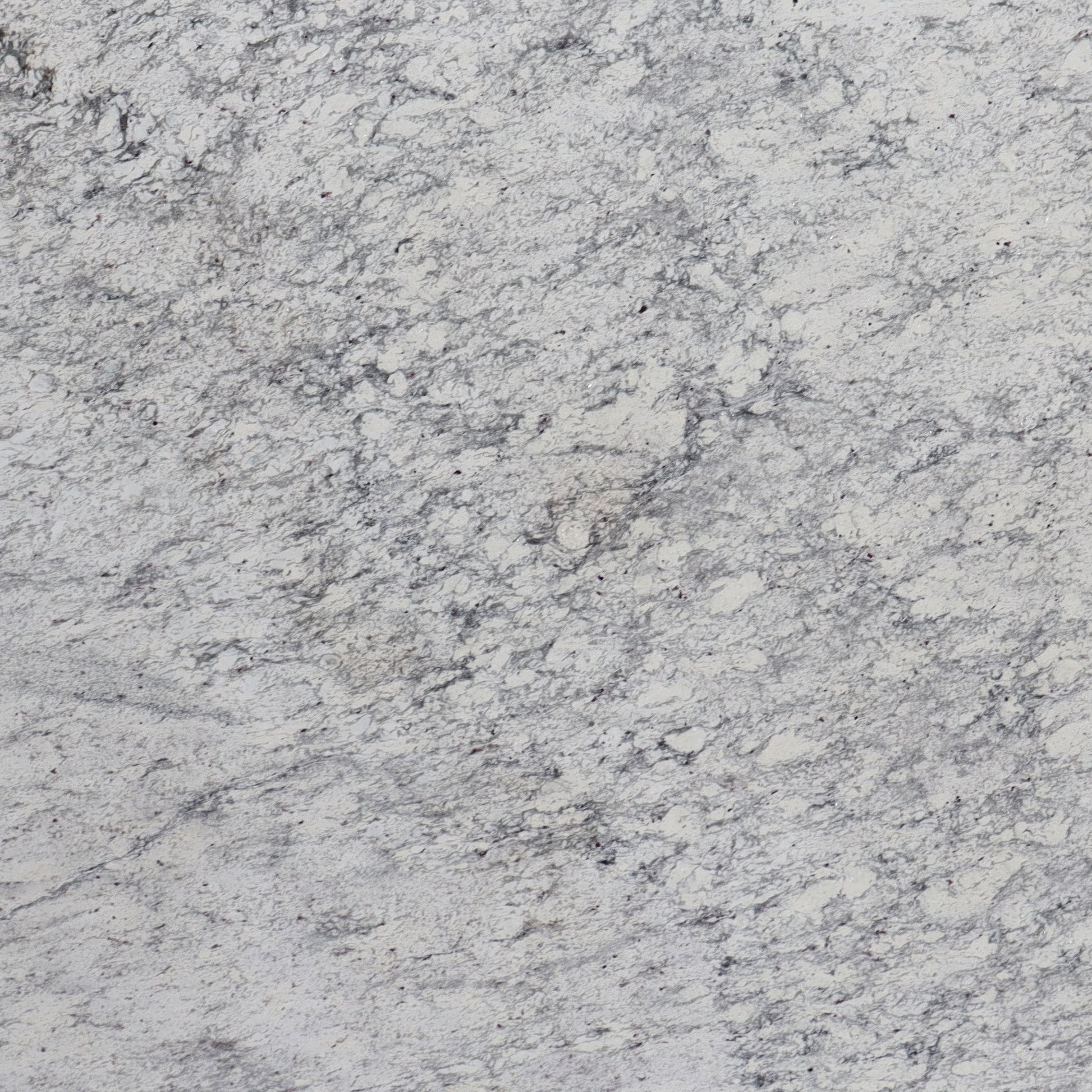 MSI Aspen White granite close up detail