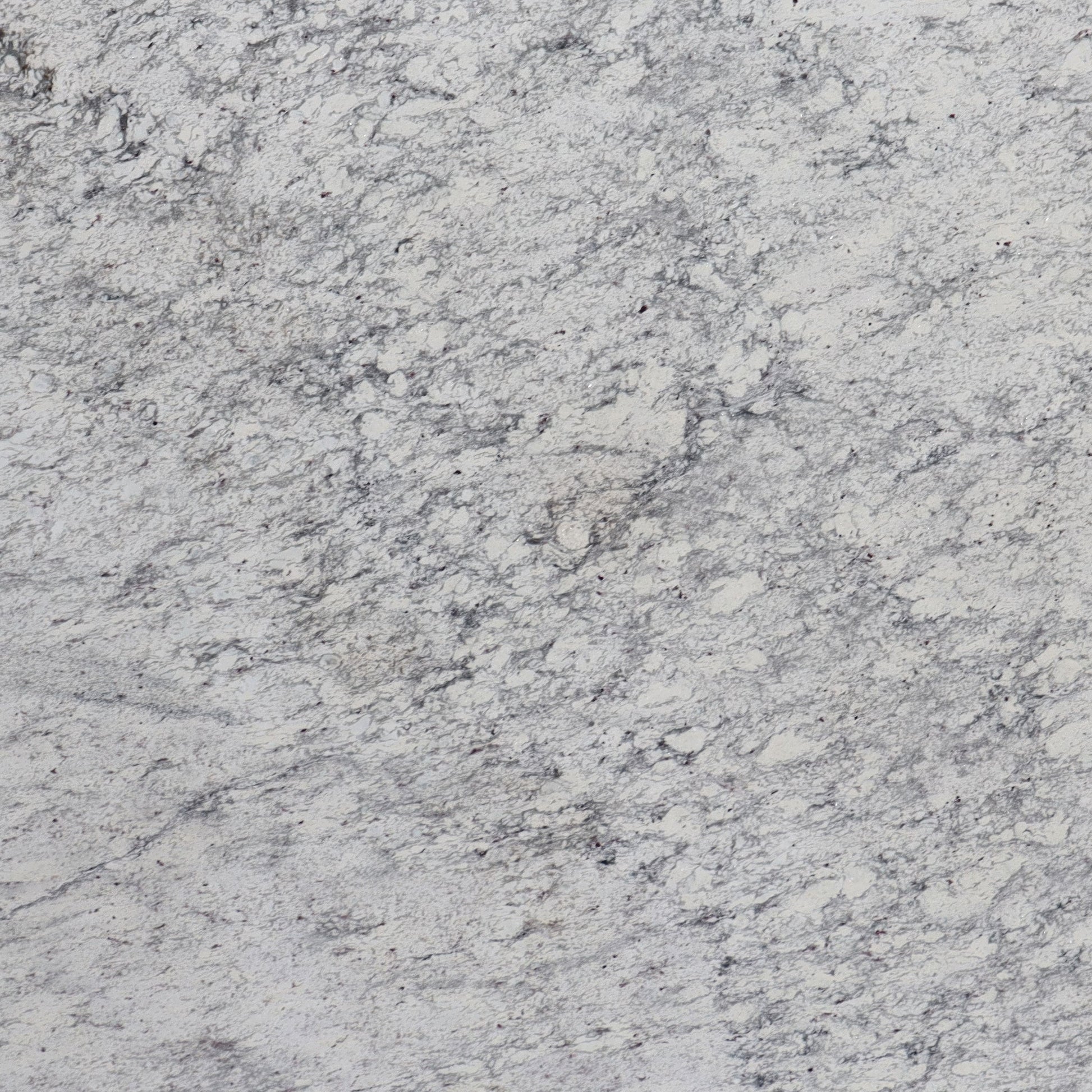 MSI Aspen White granite close up detail