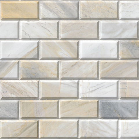 MSI Athena Gold Beveled Tile 2x4