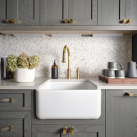 MSI Athena Gold Pennyround Tile — surface detail in gold tonality