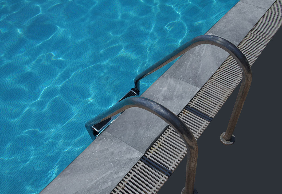 MSI Atlantic Blue Marble Coping — surface detail in blue tonality