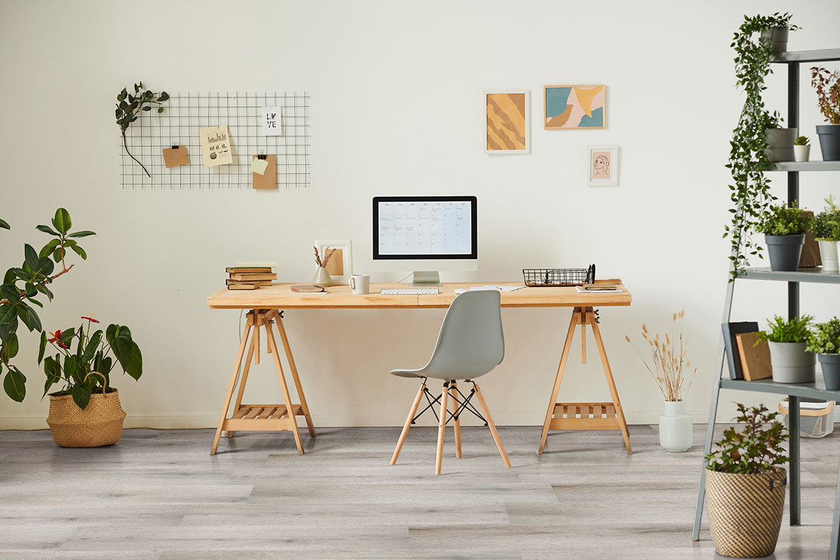 MSI Smithcliffs Avery Ash Rigid Core Flooring — surface detail in natural tonality