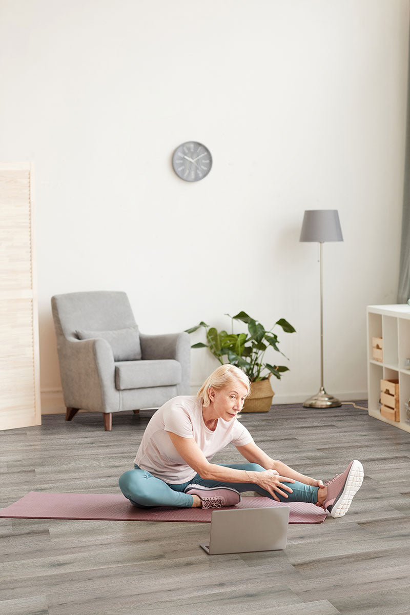 MSI Smithcliffs Avery Ash Rigid Core Flooring — surface detail in natural tonality