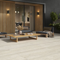 MSI Cordova Avorio Porcelain Paver — surface detail in natural tonality