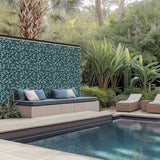 MSI Azul Scallop 8mm Mosaic Tile