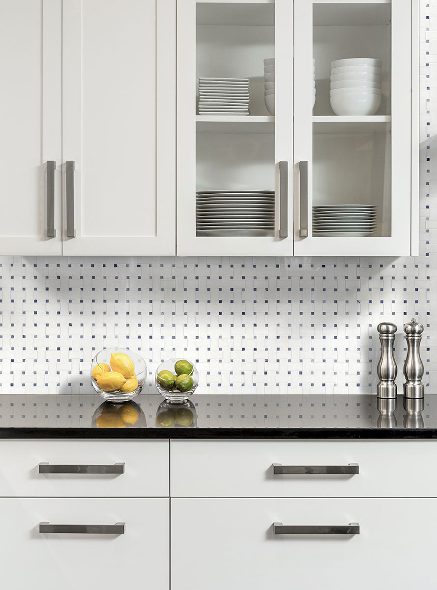 MSI Azula Basketweave Tile — surface detail in natural tonality