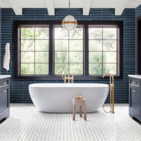 MSI Azula Basketweave Tile — surface detail in natural tonality