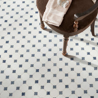 MSI Azula Floret Mosaic Tile — surface detail in natural tonality