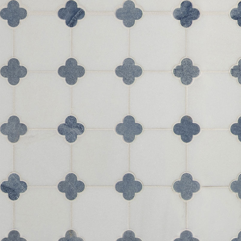 MSI Azula Floret Mosaic Tile — Natural Stone Mosaic polished