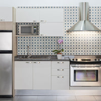 MSI Azula Hatchwork Marble Tile — surface detail in natural tonality
