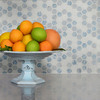 MSI Azula Hexagon Mosaic Tile — surface detail in natural tonality