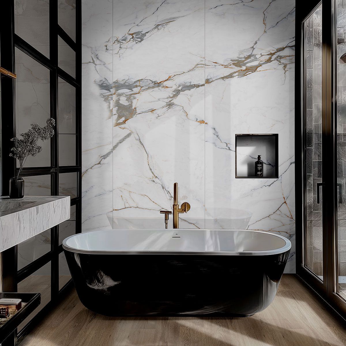 MSI Azure Regal Calacatta 31. — surface detail in natural tonality
