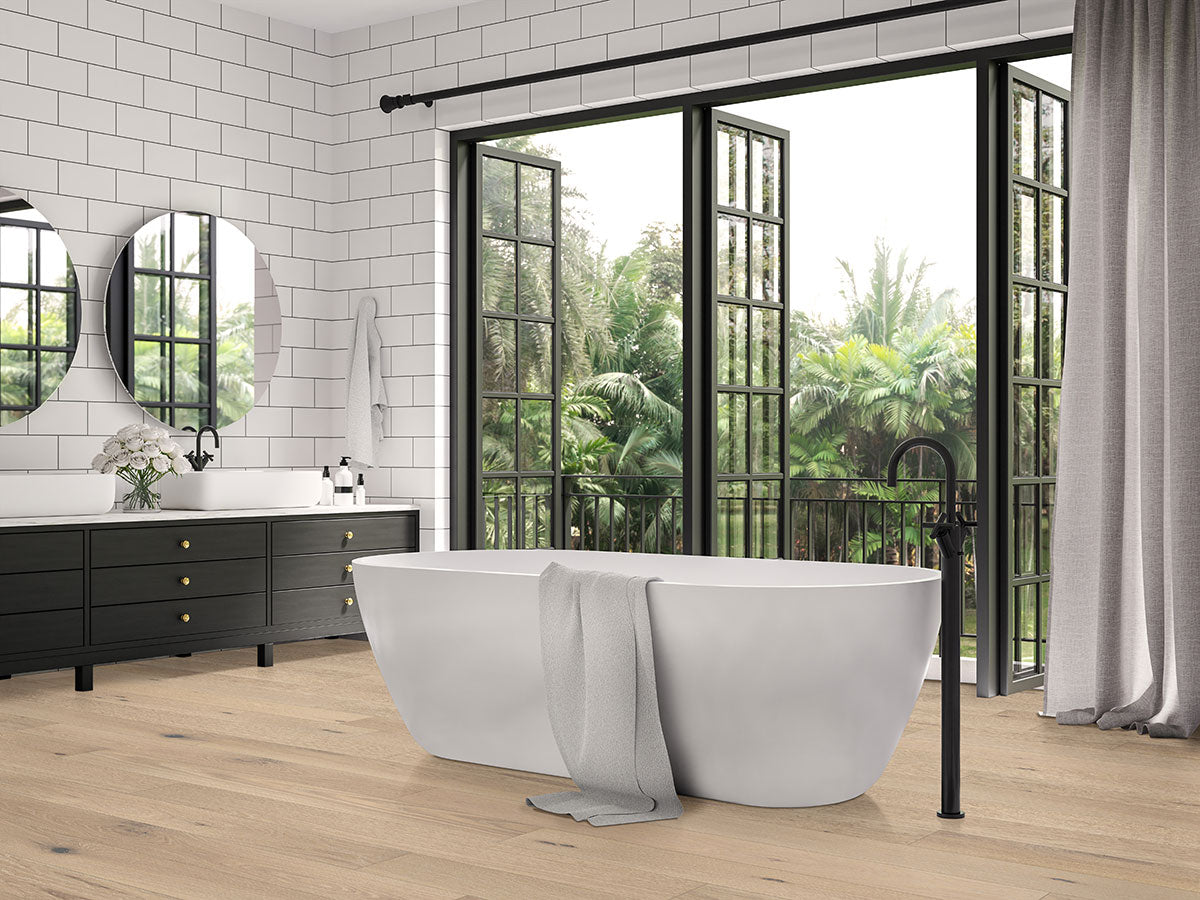 MSI Woodhills Bali Buff Oak Wood Flooring — surface detail in natural tonality