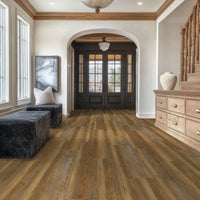 MSI Prescott Barnstorm Luxury Vinyl Plank Flooring — surface detail in natural tonality