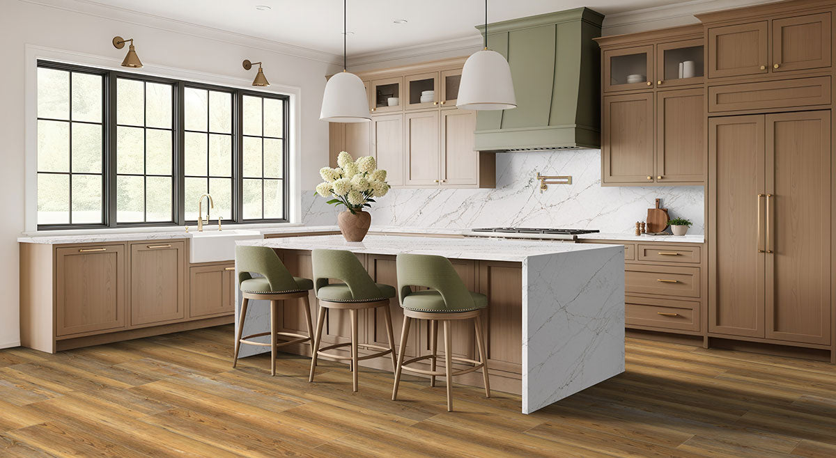 MSI XL Prescott Barnstorm Luxury Vinyl Plank Flooring — surface detail in natural tonality