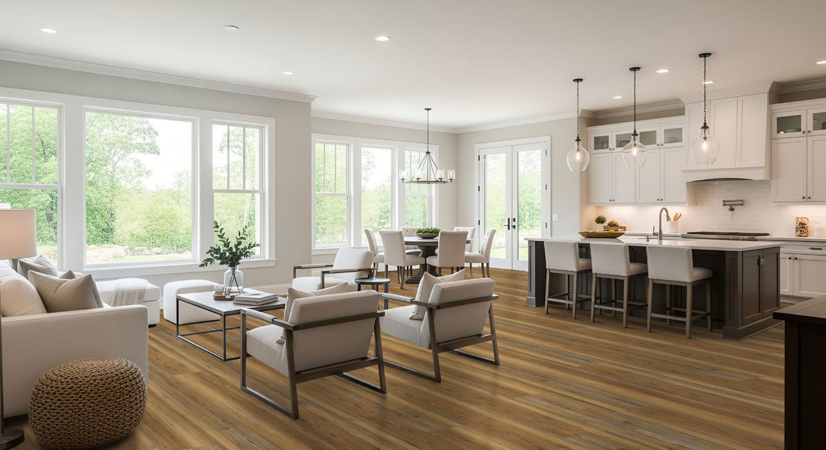 MSI XL Prescott Barnstorm Luxury Vinyl Plank Flooring — surface detail in natural tonality