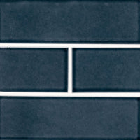 MSI Highland Park Bay Blue 4x12 Tile — Porcelain Wall Tile in blue tonality
