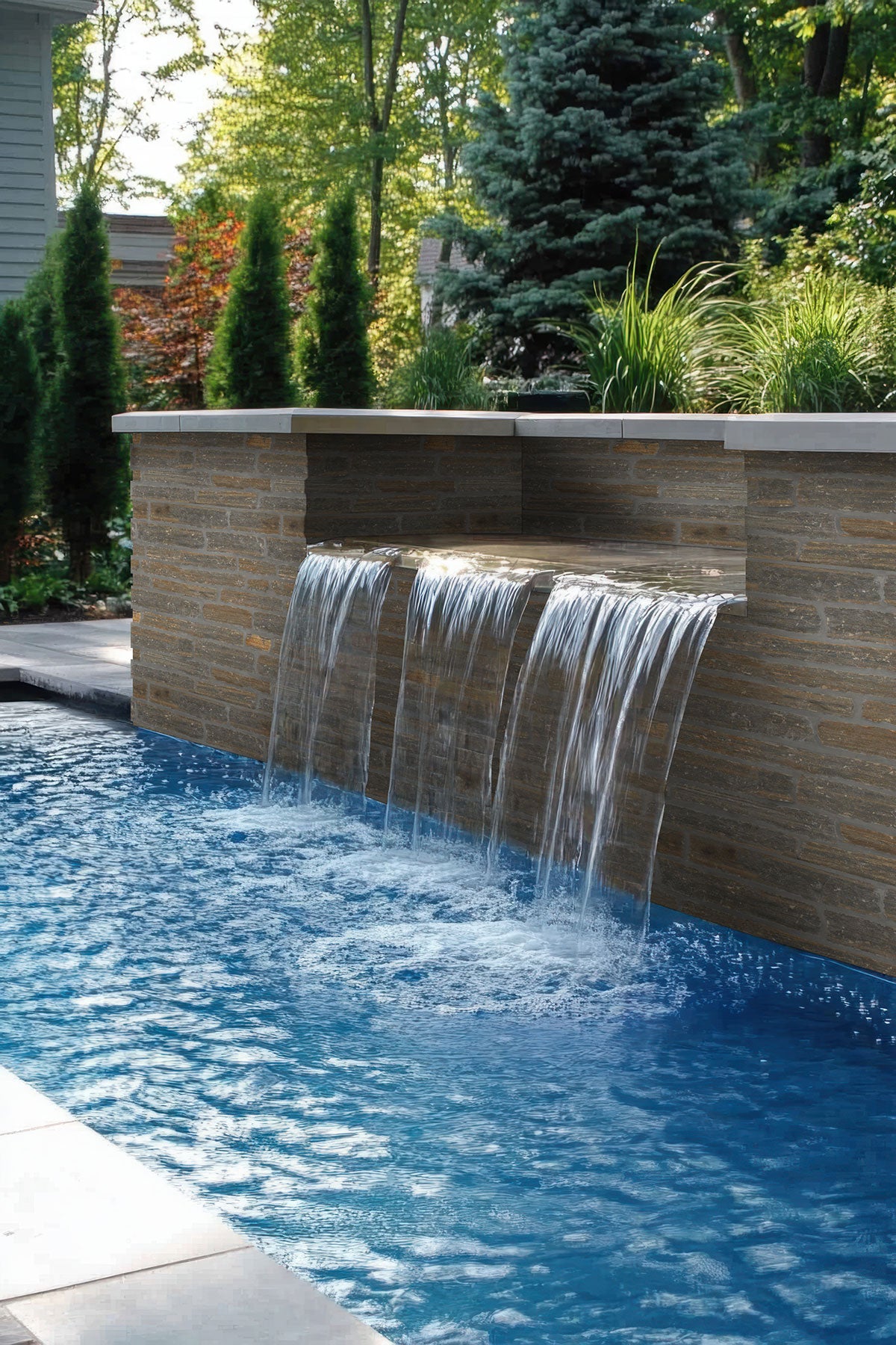 MSI Bedford Brown Ledgestone Rockmount — room scene