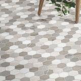 MSI White Oak Bellagio Blend Elongated Hexagon