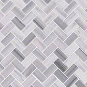 Bergamo Marble Herringbone Tile