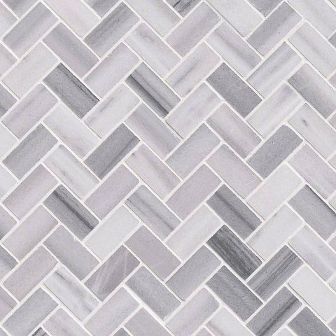 MSI Bergamo Herringbone Polished Mosaic Tile