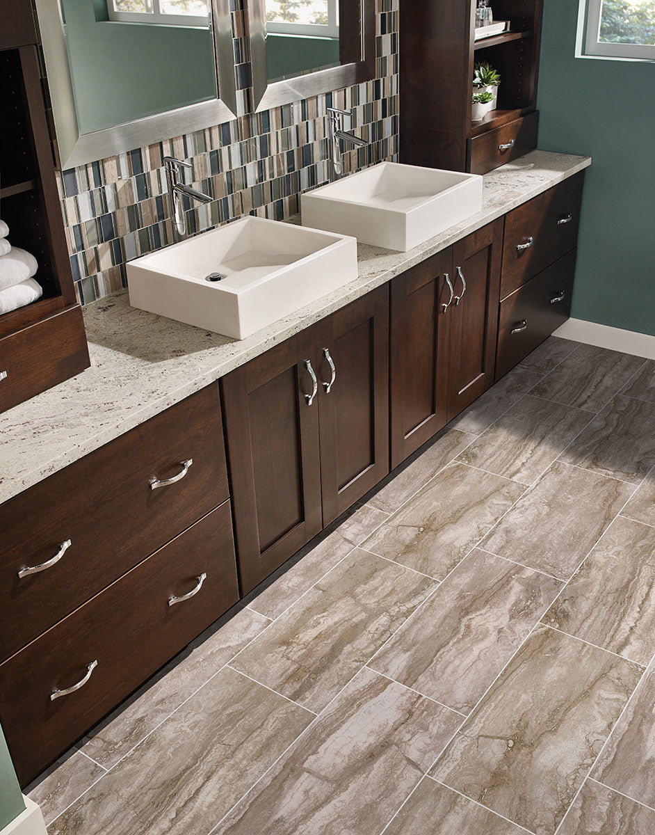MSI Bernini Camo — surface detail in natural tonality through-bodied porcelain for full-room install