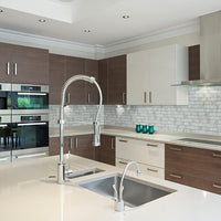 MSI Ivory Amber Beveled Subway Tile — surface detail in ivory tonality
