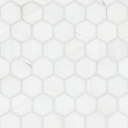 Bianco Dolomite 2” Hexagon Mosaic Tile