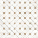 MSI Bianco Dolomite Crema Dotty Pattern