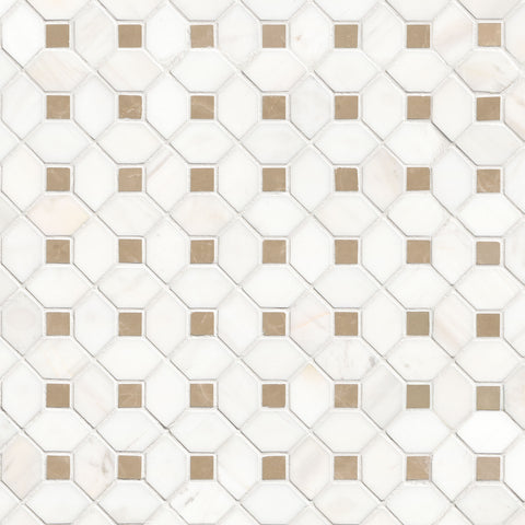 MSI Bianco Dolomite Crema Dotty Pattern