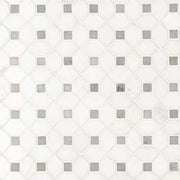 Bianco Dolomite Dotty Pattern Mosaic
