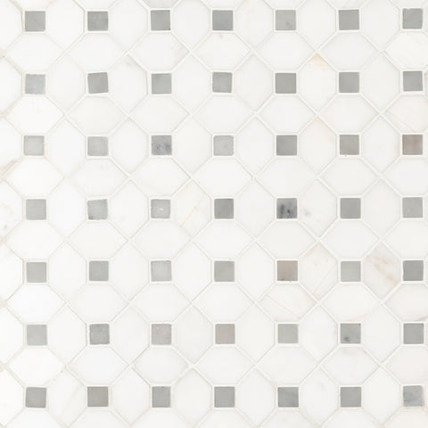 MSI Bianco Dolomite Dotty Pattern Mosaic