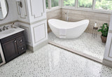 MSI Bianco Dolomite Geometrica Tile