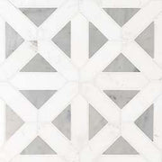 Bianco Dolomite Geometrica Tile