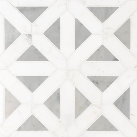 MSI Bianco Dolomite Geometrica Tile