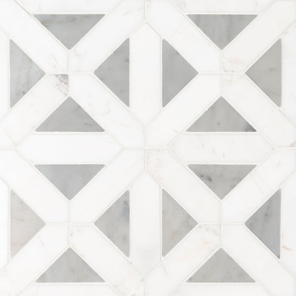 MSI Bianco Dolomite Geometrica Tile