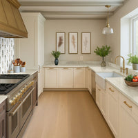 MSI Coronado Bianco Dolomite Moderno Polished Mosaic — surface detail in natural tonality