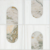 MSI Coronado Bianco Dolomite Moderno Polished Mosaic — Natural Stone Mosaic