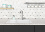 MSI Bianco Dolomite Pinwheel Tile